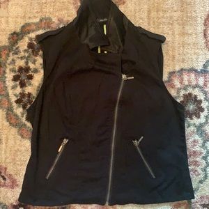 Large Maurices Black Vest